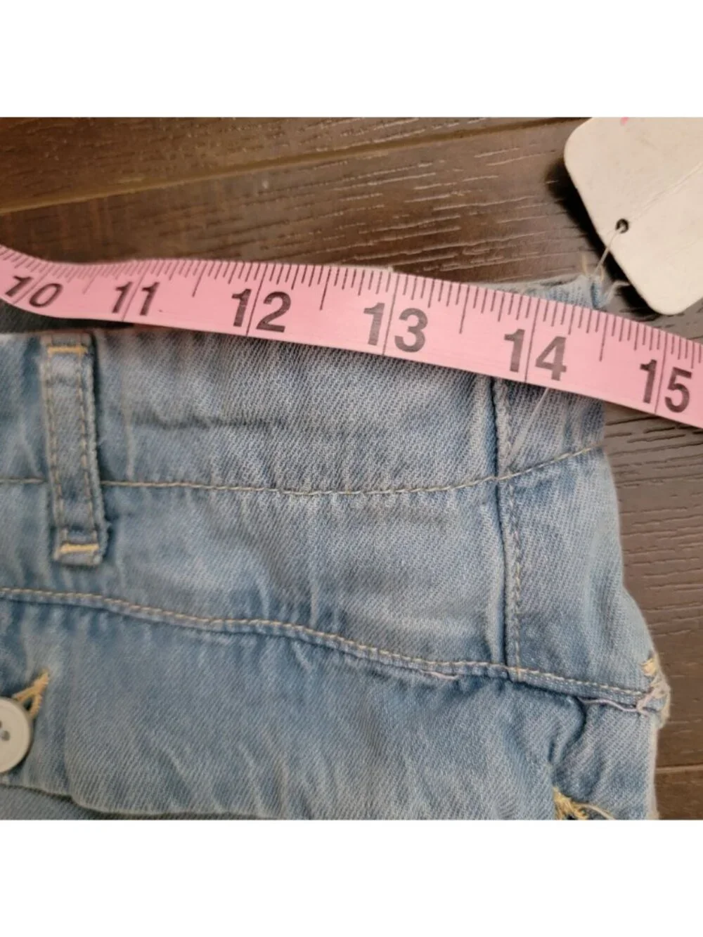 Free People Lotus Jean Boho Chic Retro Vintage Contemporary Cottage Womens 28 - Picture 6 of 9